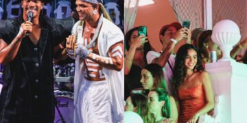 BRUNA MARQUEZINE PRESTIGIA ENSAIO DA TIMBALADA NO CANDYALL NESTE DOMINGO (18)