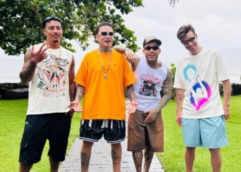 MC Guimê, MC Pedrinho, Thorvi e CP no Beat se unem em Ubatuba para gravação do clipe “Famosinha da Net”